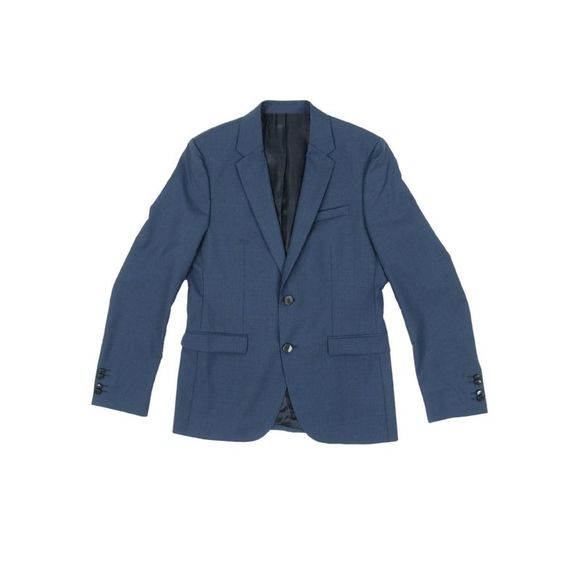 Hugo Boss Men's Astian Micro Houndstooth Extra Slim Fit Jacket - Blue